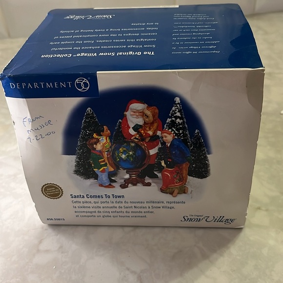 Dept 56 Santa Comes to Town 2000 Original Snow Village #56-55015 - Picture 9 of 11